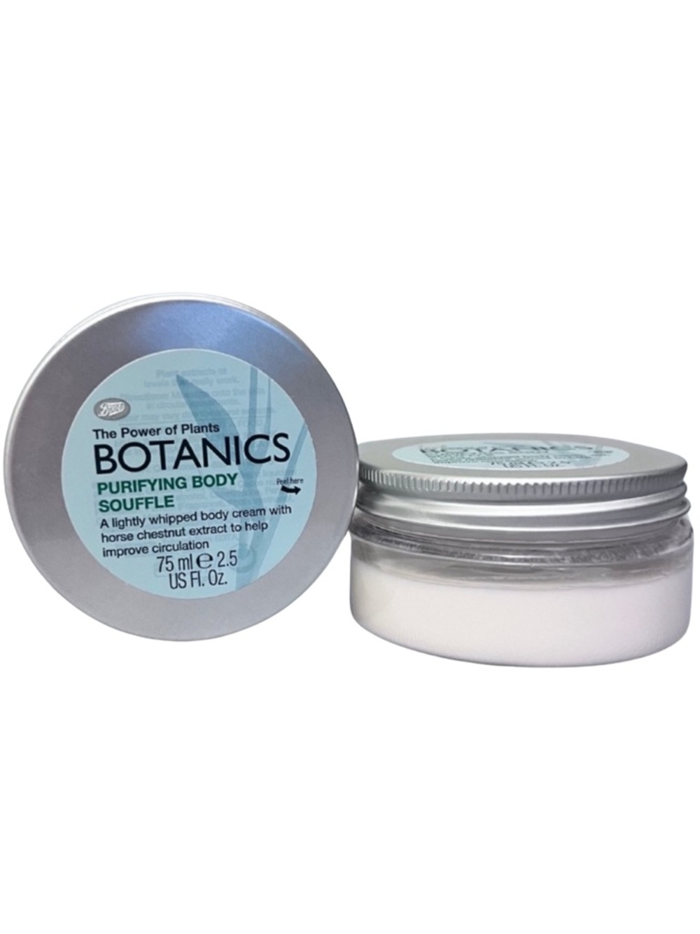 Boots Botanics Body Soufflé 2-Pack Travel Size hydrating  Cream |NEW